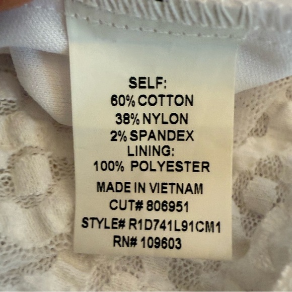 Chris McLaughlin White Lace Dress size 18 women’s - Picture 9 of 11